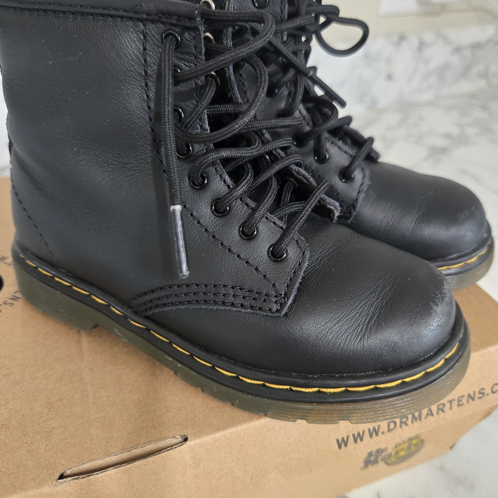 Dr. Martens Black Leather Boots